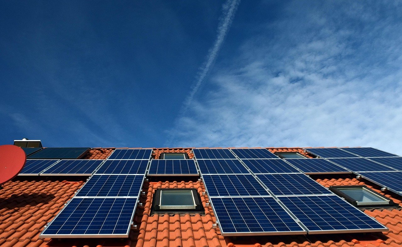 services-img solar system, roof, power generation, solar power, solar cells, energy, electricity, house, solar energy, nature, solar panel, energy transition, blue, renewable, housetop, technology, environmentally friendly, electricity generation, heaven, clouds, sun, roof tiles, roof panels